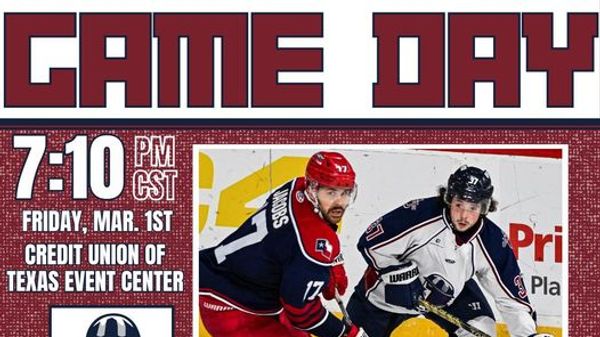 GAME PREVIEW: MARCH 1 AT ALLEN AMERICANS