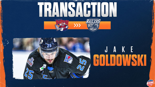Railers Sign Forward Jake Goldowski to ECHL Contract
