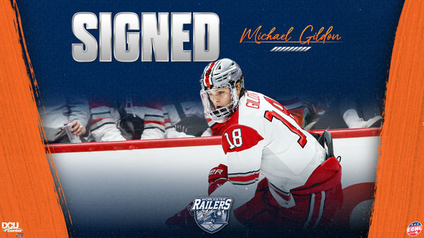 Railers Sign Forward Michael Gildon to ECHL Contract