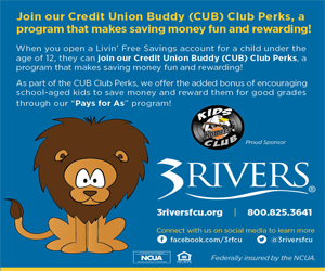 Credit Union Buddy (CUB) Club Perks

A reward-focused savings club for children 12-and-under