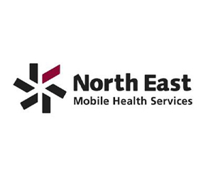 An ad for North East Mobile Health.