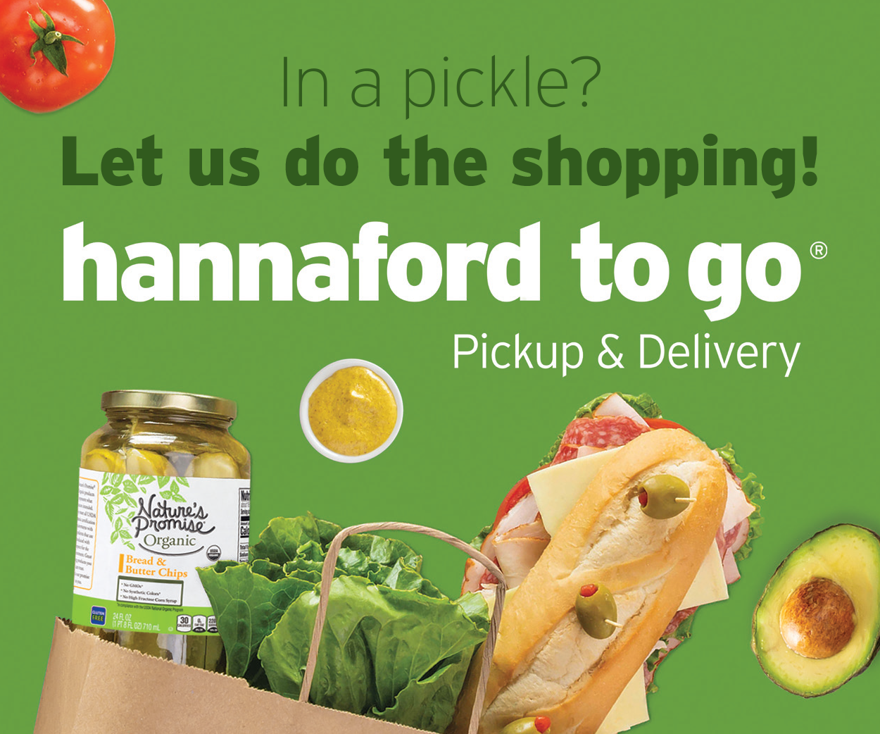 An ad for Hannaford To Go.